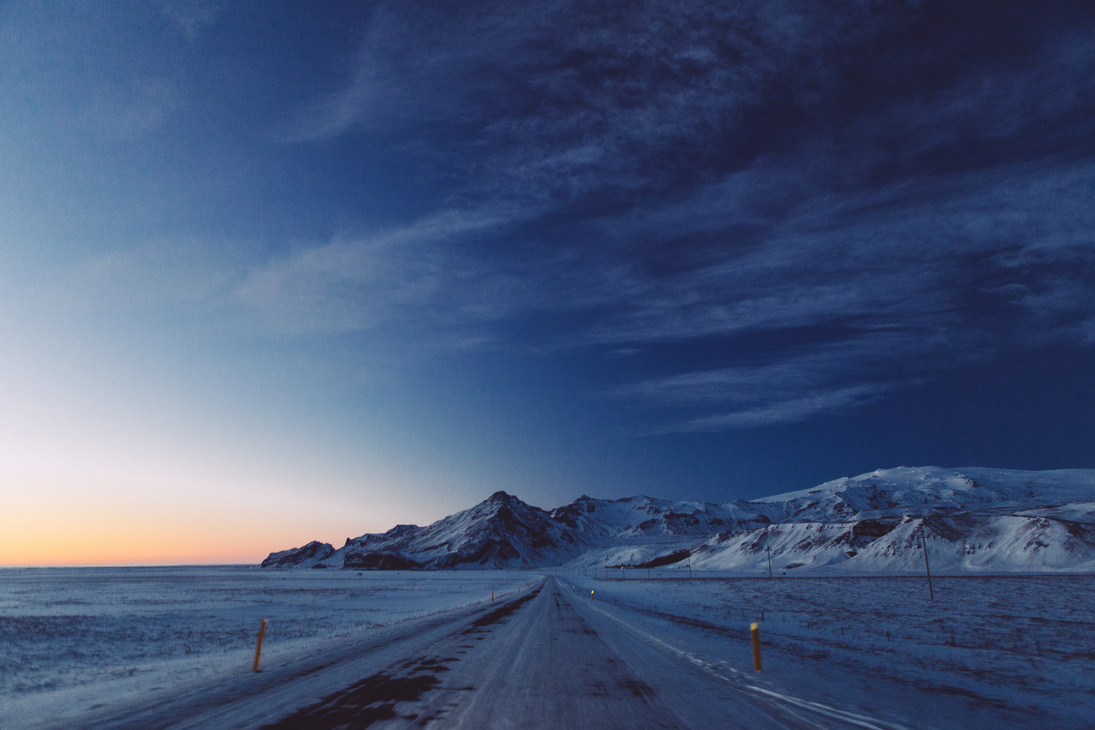 Snowy road
